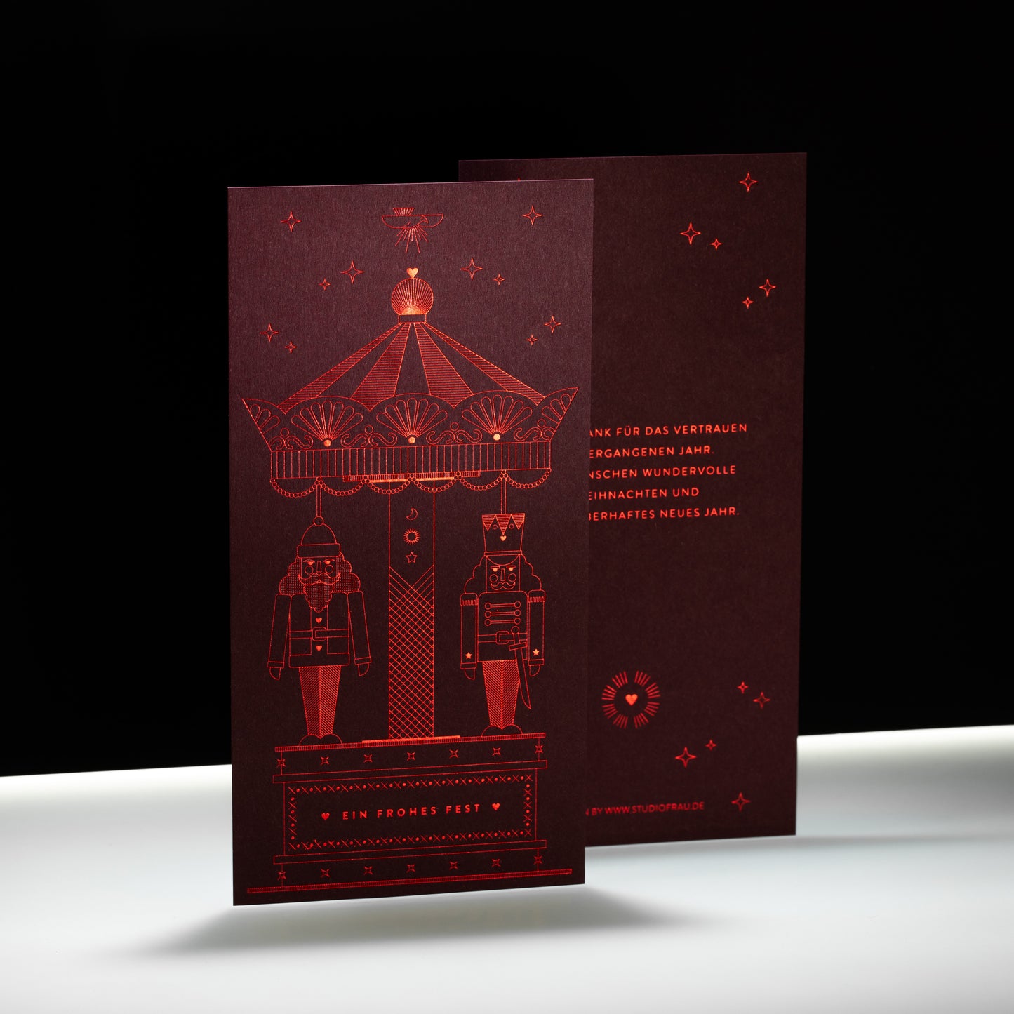 Weihnachtskarte für Studio Frau
