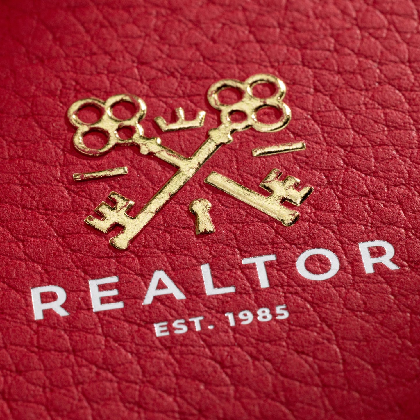 Gmund Heather Visitenkarten mit Reliefprägung: Beispiel REALTOR