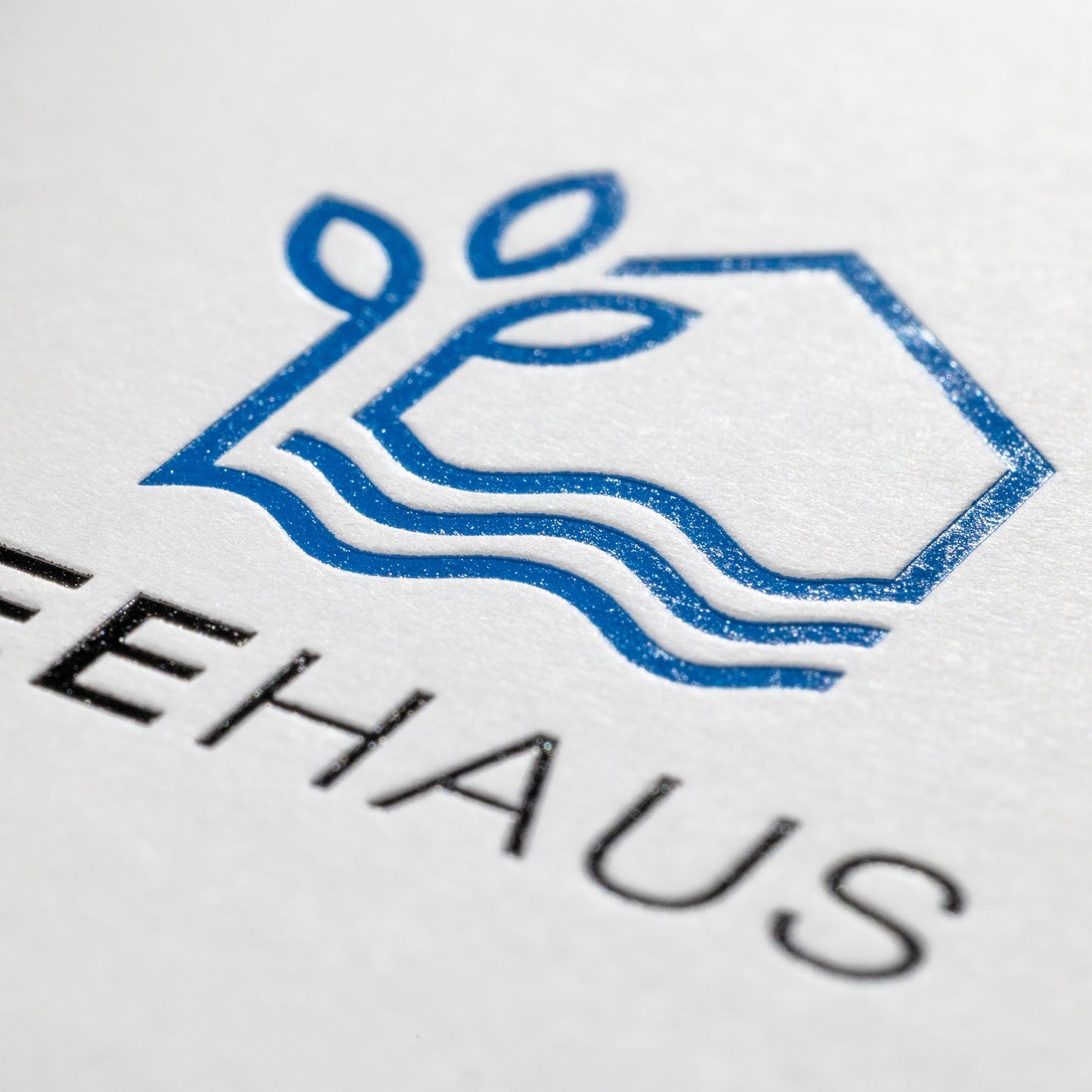 Visitenkarten mit Heißfolienprägung: Beispiel SEEHAUS